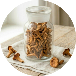 Pfifferlinge getrocknet