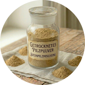 Steinpilzpulver getrocknet