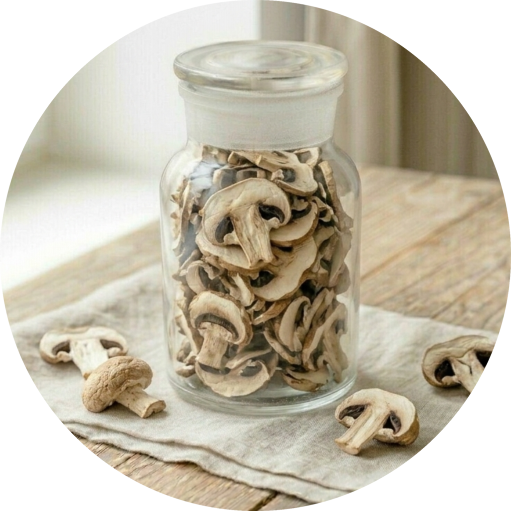 Champignons getrocknet