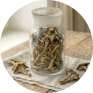 Trompetenpfifferlinge getrocknet