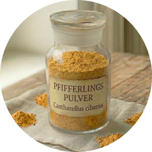 Pfifferlingspulver getrocknet